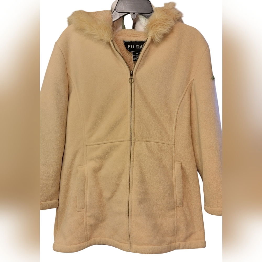 FU DA | Winter Fleece Jacket Womens Medium